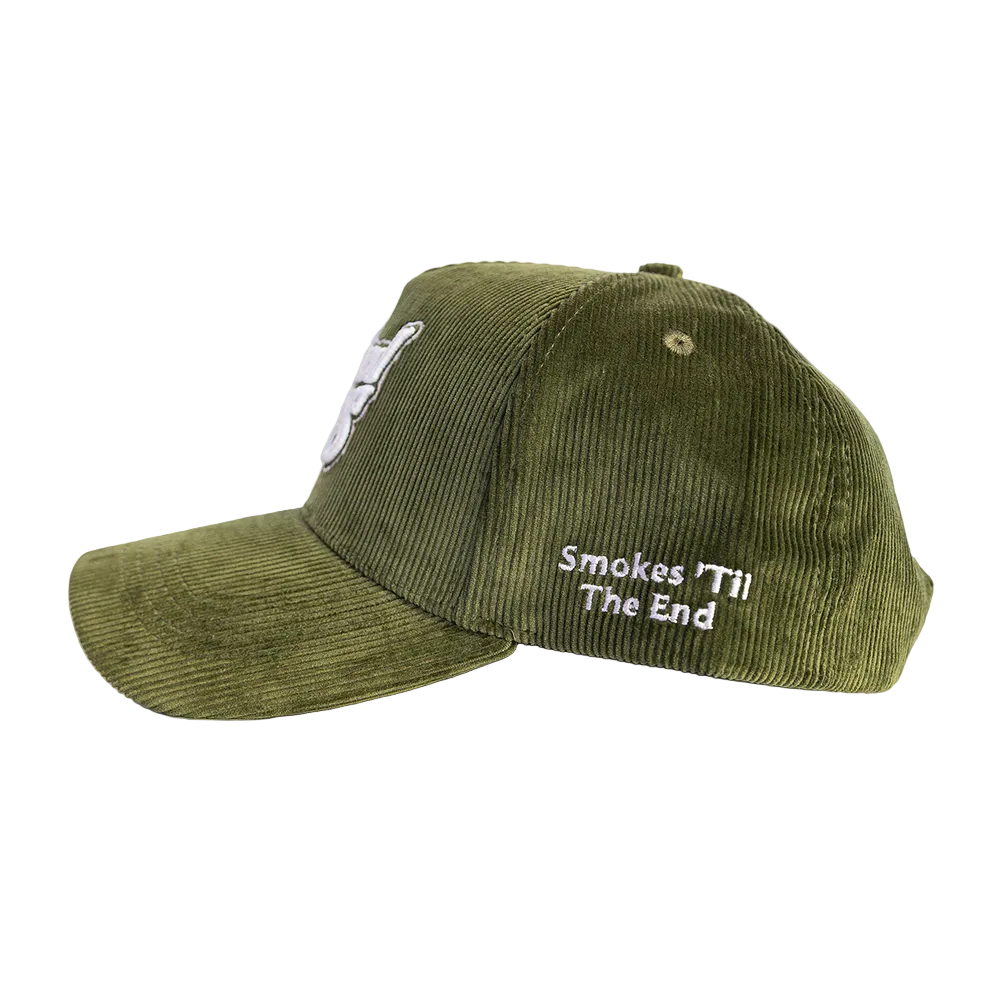 LA Corduroy Hat (olive green)
