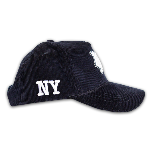 NY Corduroy Hat (navy blue)