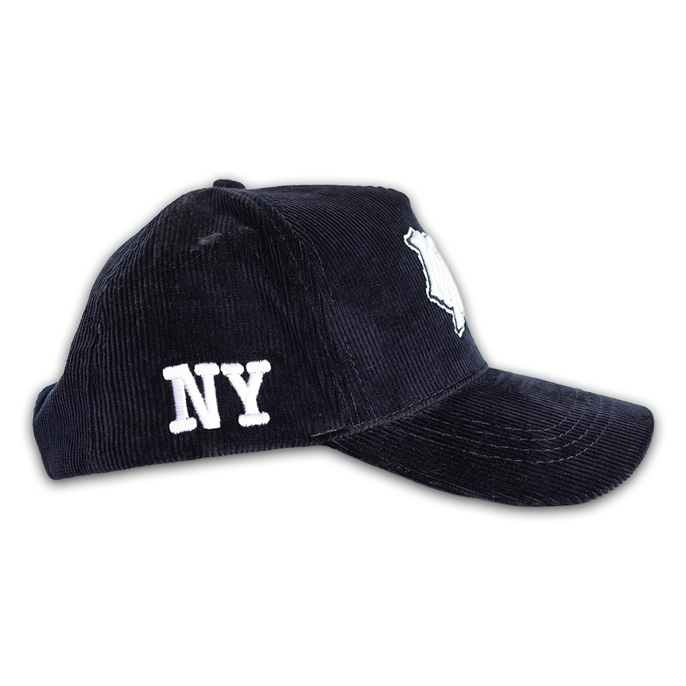 NY Corduroy Hat (navy blue)