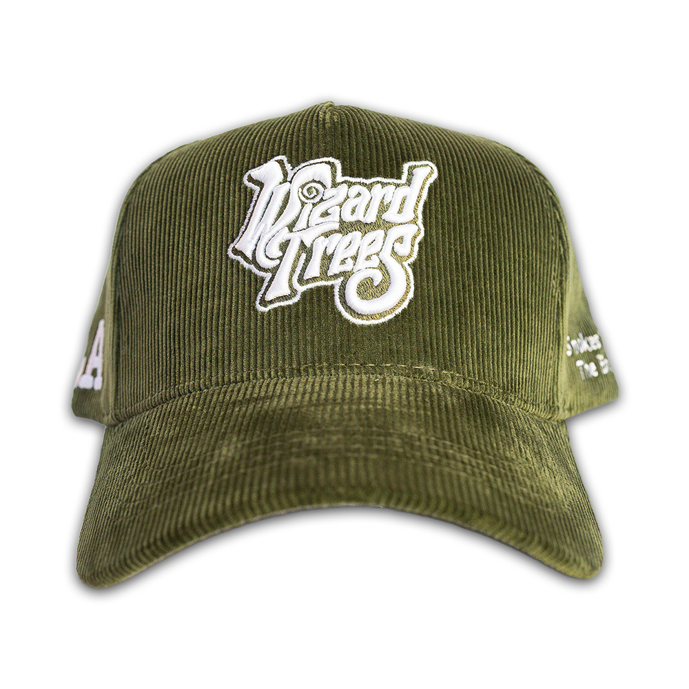 LA Corduroy Hat (olive green)